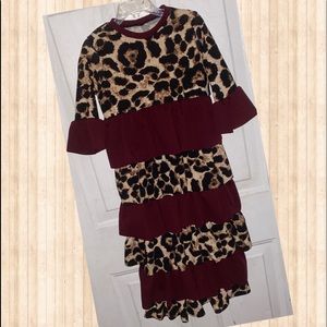 Custom ruffles dress